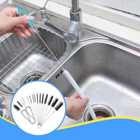 16pcs Long Tube Cleaner Set, Extra Long Hose Cleaning Brush for Fish Tank, Kitchen, Straw