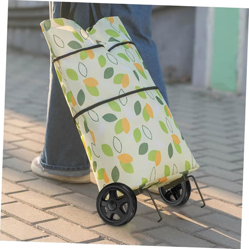 2pcs GLEAVI Lightweight Replacement Shopping Trolley Wheels for Grocery Cart Stair Climbing Rolling Cart Casters