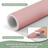 Boutilon Leather Desk Pad Protector, Non-Slip Mouse Pad, Waterproof Leather Desk Blotter for Office & Home, M-Pink
