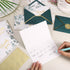 50 Pack 4x6 Inch Thank You Cards with Envelopes, Thank You Cards Bulk Blank Notes Card with Envelopes & Stickers