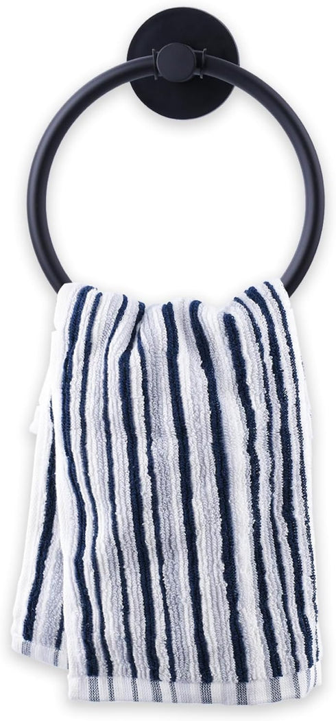 LEVOSHUA Magnetic Towel Ring Hand Towel Holder Towel Rack Towel Hook Hanger for Refrigerator, Kitchen Stove, Oven