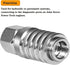 PD242 1/8" 1/4" 18 2.12" Series PD Steel Test Port and Diagnostic Equipment Quick Coupler with Female Pipe Thread, Body