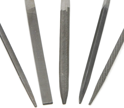 5Pcs Set 3x140mm Needle Files Set for DIY Wood Rasp, Grinding Hand File Tools for Jewelry Metal Glass