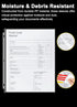 Sheet Protectors 8.5 x 11 Inch, 100 Pack Page Protectors for 3 Ring Binder, Top Loading Plastic Sleeves