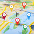 Shimmeroo 280Pcs Map Location Position Stickers, Self Adhesive Map Markers Indicator Labels Colorful Tracking Stickers