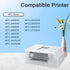 LC201 XL High Yield Ink Cartridges 5-Pack (2BK/1C/1M/1Y) Replacement for Brother Printers