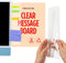 Monitor Memo Board 2Pcs - Flexible Clear PET Computer Screen Sticky Note Holder for Office Desk Accessories