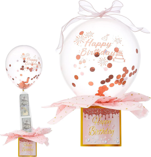 ValueBargain Money Birthday Box, Money Box for Cash Gift Birthday, Funny Pull Cash