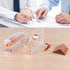 Desk Accessory Kit, Acrylic Stapler Set, Tape Dispenser, Staple Remover with 1000pcs 26/6 Staples, Rose Gold