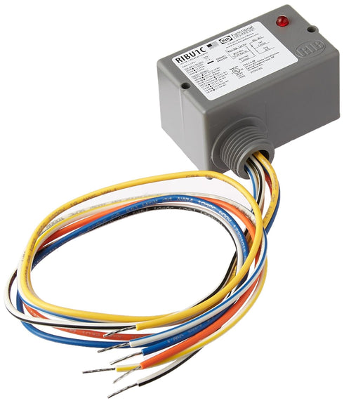 RIBU1C Enclosed Pilot Relay, 10 Amp Spdt, 10-30 Vac/Dc/120 Vac Coil