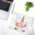 Floral Unicorn Gifts Mouse Pad Mat – Cute Unicorn Face Teacher Desk Accessories for Women
