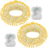 2 Pack 23ft 70 LED String Lights Battery Operated, Fairy Twinkle Lights with Timer 8 Modes Clear Wire for Wedding Party