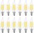 Lamsky E14 LED Bulb European Base 4W LED Chandelier Light Bulbs Dimmable 40W