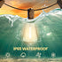 SOLROS STUDIO 10FT ST38 Bulb, Outdoor String Lights - LED Waterproof Patio Lights with Shatterproof Edison Plastic