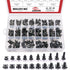 Hilitchi 250-Pcs 6 x 6mm 12 x 12mm Tactile Push Button Switch Micro Momentary Assortment Kit