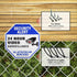sheenwang 2-Pack 40 10 10 Security Camera Sign, Video Surveillance Signs Outdoor, UV Printed Mil Rust Free Aluminum X