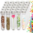 60Pack Plastic Test Tubes with Caps, 45ML Bottles Clear Bath Salt Tubes,