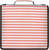 Caikeny 3 1.5 inch Ring Zipper Binder Salmon White Binders Bag Expanding File Pockets with Shoulder Strap and Handle