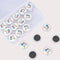 maxtek 30 Pcs Round Magnets for Whiteboard - Strong Fridge Magnets, Dry Erase White Board Magnets Set