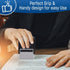 Paid Rubber Stamp Self Inking - Red Ink, Advanced Technology Office Stamps for Business and Personal Use