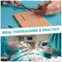14 28 Suture Practice Kit for Medical Students, Large Silicone Pad Pre-Cut Wounds, Supplies for Vet/Nursing Students