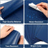Fulmoon 48 Pack Plastic Folders, Heavy Duty File Folders with 2 Pockets, Fit Letter Size Paper, Navy Blue