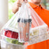 1000 1 Kisston Pcs Drink Carrier for Delivery, Plastic Carrier Bags Thank You Clear Handle Drink Poly Bags Bulk