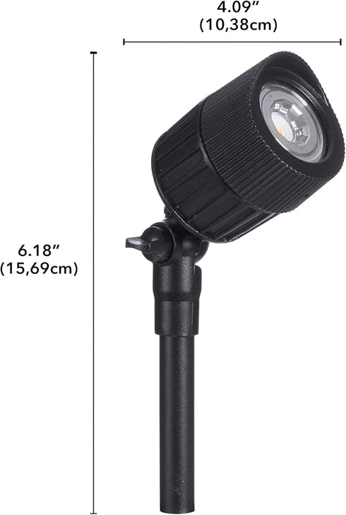 GL33007BK Sterno Home Paradise Low Voltage LED Junior Spot Light, Black