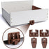 Seweder 10PCS 1 Drawer Slide Track Guide Glide for Center Mount Drawer for Dressers and for Nightstand for Kenlin