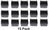 Small Plastic Pegboard Storage/Parts Bins - Multi-Pack in Red, Yellow, or Black (15, Black)