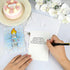 Unique Gold Foil Candle Birthday Card, DIY Assemble Money Holder Greeting Card with Envelope, Fun Handmade Craft Card