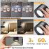 360 Dimming 2000mAh, 3 5 6500K LED Wall Sconce, Cordless Wall Light, Remote Control Touch Wall Light, Two-Way Lighting