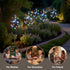 Decorative,2Pack 2Modes Solar Garden Lights Outdoor Waterproof,Garden Decor Solar Flowers For Outside Solar Powered