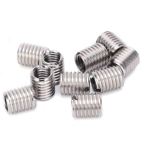 Thread Inserts, 10 PCS M8 to M10 Thread Adapter Insert Nut for Automotive, Furniture Projects
