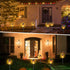 12 Pack 12 IP65 EOYIZW Solar Torch Light with Flickering Flame, LEDs Solar Lights Outdoor, Waterproof Tiki Torches
