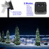 YAOZHOU 2Pack 200LED 66Ft 8 Solar Fairy String Lights for Outside, Outdoor Waterproof, Cool White Total Modes Mini Mini