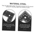 Measure Angles 2pcs Square Carpenter Tools, L-Shape Rulers for DIY Sewing Supplies