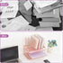 Desk Organizers and Accessories, 3-Tier Paper Organizer with 5 Vertical File Holders, Rose Gold, Desk Accessories
