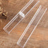 Lvcky 8Pcs Plastic Clear Ballpoint Pen Gift Box - Empty Bulk Case Collection Set for Business School