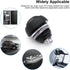 Twidec 6Pcs Momentary Push Button Switch - 12mm On Off Mini Round Waterproof Black with Pre-soldered Wires