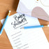 Mini Baby Shower Pencils with Erasers, Presharpened Small Pencils for Baby Shower Games, Bulk Blue Mini Pencils