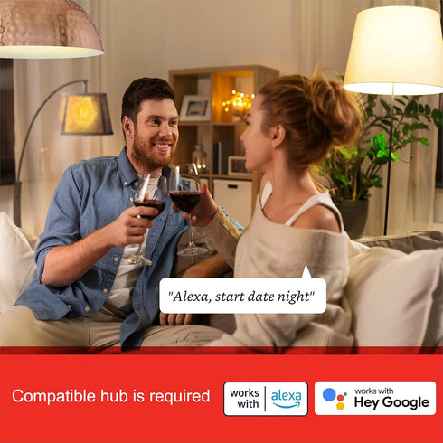 Sengled Bulbs, 60W A19 Bulb, 2 Pack Zigbee Smart Light Smart Hub Required, Works with SmartThings and Echo