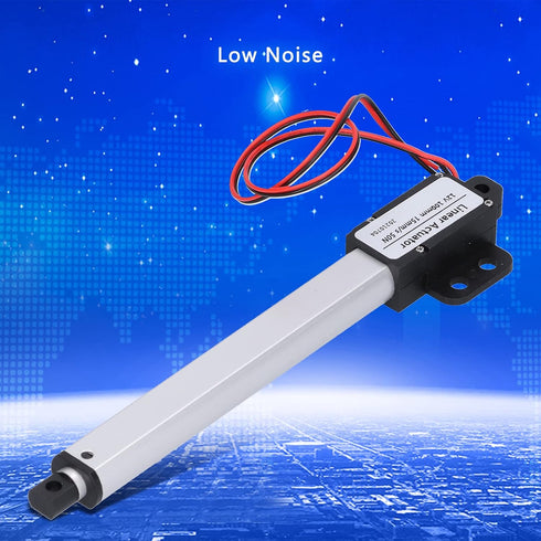 Linear Actuator, Electric Micro 12V DC Linear Actuator, 4" Stroke, Built-in Limit Switch, Low Noise for Home Automation
