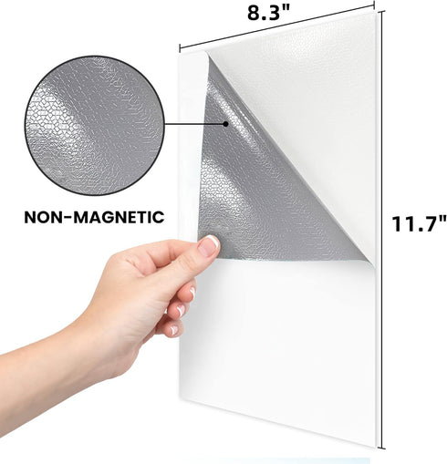 Dry Erase Board Sticker, Whiteboard Stickers 8.27''x11.69'', Removable Dry Erase Sheets for Wall/Desk/Refrigerator