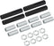 VIAPUICE Lighting Fixture Downrods M10 x 2'', 4 Set Threaded Extension Rod Lamp
