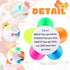 AmazingSpark 24 Sets 5 1 Petals Flower Highlighters Gifts in Fluorescent Pens with Motivational Cards Gift Bags