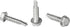 #8 x 3/4" Zinc Plated Steel Hex Washer Head Self-Drilling Tek Screw, Box of 100 for Sheet Metal