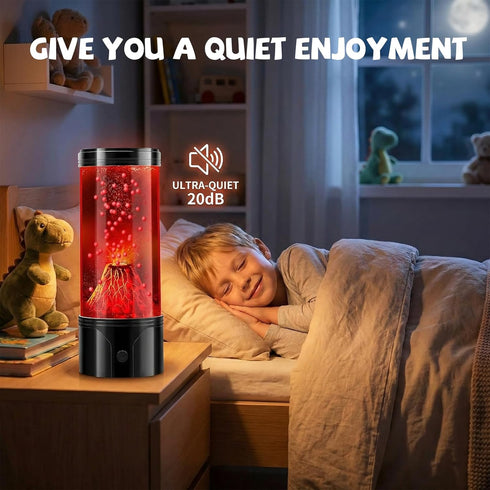 Volcano Lamp, Realistic Volcano Eruption Kids Night Light with USB/Battery Power,Leak-Proof,Cool Novelty Gift for Kids