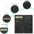 EooCoo Calculator with Notepad,10-Digit Large Display Office Desk Calcultors,Support Solar and Battery,Professional Foldable Calculator for Students, Office Desk Accessories