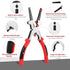8" MIG Welding Pliers, Multi-functional Carbon Steel with Insulated Handle for Professional Welding